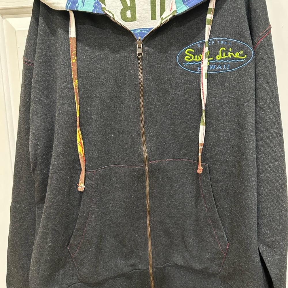 Gray Zip-Up Hoodie